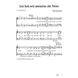Produktbild des Artikels Und Gott wird abwischen alle Tränen (Noten - Download)