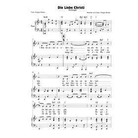 Produktbild des Artikels Die Liebe Christi drängt uns (Noten - Download)