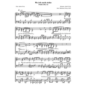 Produktbild des Artikels Wo ich auch stehe (Noten - Download)
