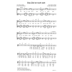 Produktbild des Artikels Das Ziel ist noch weit (Noten - Download)