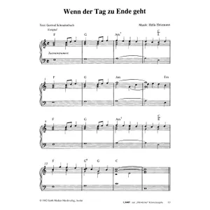 Produktbild des Artikels Wenn der Tag zu Ende geht (Noten - Download)