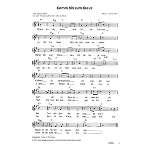 Produktbild des Artikels Komm hin zum Kreuz (Noten - Download)
