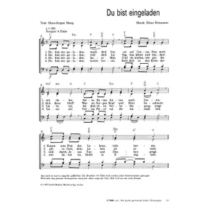 Produktbild des Artikels Du bist eingeladen (Noten - Download)