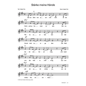 Produktbild des Artikels Stärke meine Hände (Noten - Download)