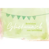 Stimmungsbild zu Faltkarten-Set "Zum Geburtstag"