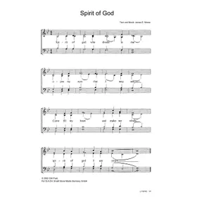 Produktbild des Artikels Spirit of God (Noten - Download)