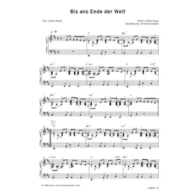 Produktbild des Artikels Bis ans Ende der Welt (Noten - Download)