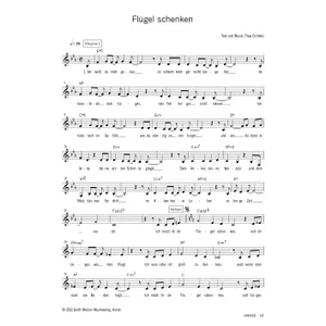 Produktbild des Artikels Flügel schenken (Noten - Download)