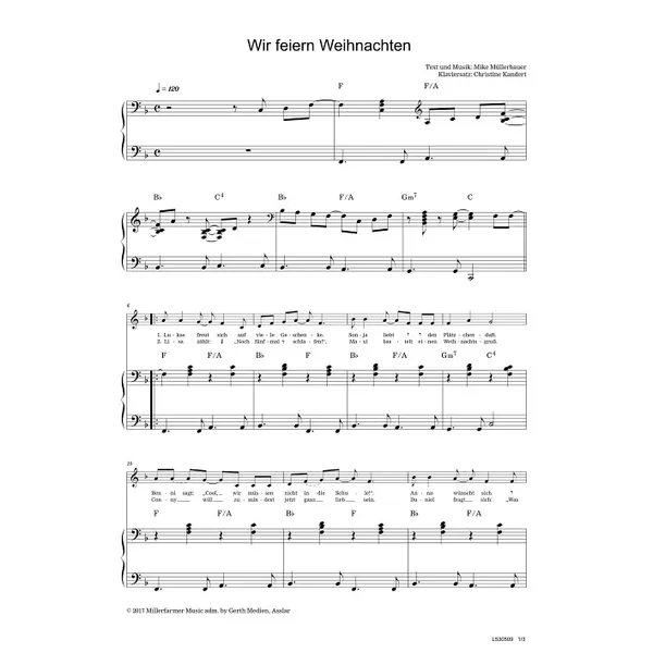 Produktbild des Artikels Wir feiern Weihnachten (Noten - Download)