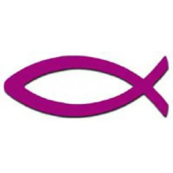 Produktbild des Artikels Fischaufkleber - lila ()