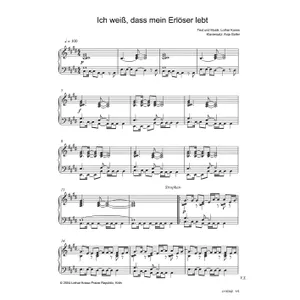 Produktbild des Artikels Ich weiß, dass mein Erlöser lebt (Noten - Download)