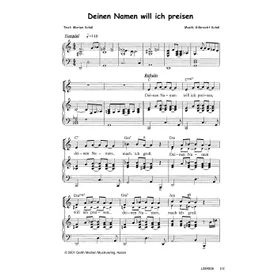 Produktbild des Artikels Deinen Namen will ich preisen (Noten - Download)