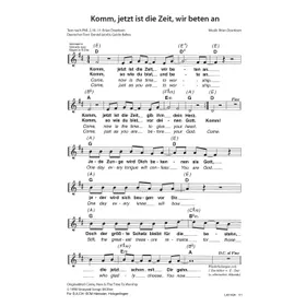 Produktbild des Artikels Komm, jetzt ist die Zeit wir beten an (Noten - Download)
