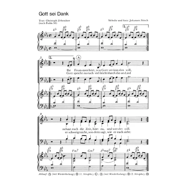 Produktbild des Artikels Gott sei Dank (Noten - Download)