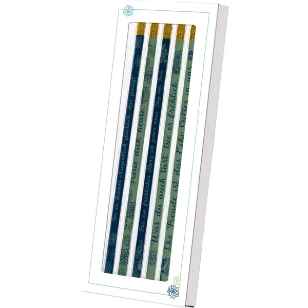 Produktbild des Artikels Bleistift-Set "Freue dich heute" (Schreibwaren)