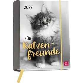 Produktbild des Artikels Für Katzenfreunde 2027 - Buchkalender (Kalender - Ringbuch)