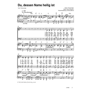 Produktbild des Artikels Du, dessen Name heilig ist (Noten - Download)