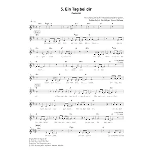 Produktbild des Artikels Ein Tag bei dir (Noten - Download)