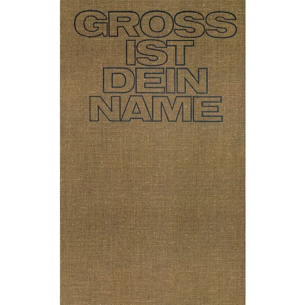Produktbild des Artikels Groß ist dein Name, Notenausgabe (Liederbuch - Leinen)