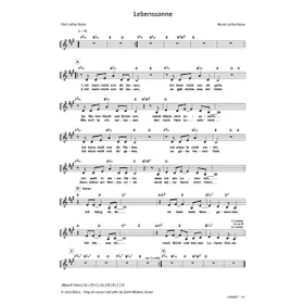 Produktbild des Artikels Lebenssonne (Noten - Download)