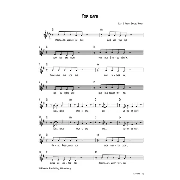 Produktbild des Artikels Dir nach (Noten - Download)