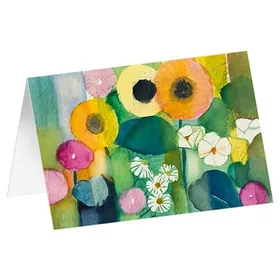 Produktbild des Artikels Kunstkarten "Blumen auf dem Feld" 5 Stk. (Schreibwaren)