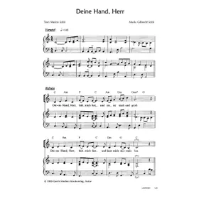 Produktbild des Artikels Deine Hand, Herr, hält mich fest (Noten - Download)