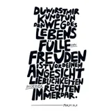 Stimmungsbild zu Du bist gemacht zur Freude