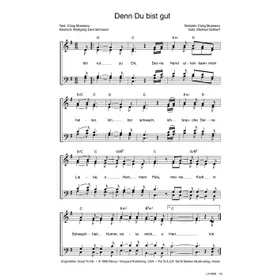 Produktbild des Artikels Denn du bist gut (Noten - Download)