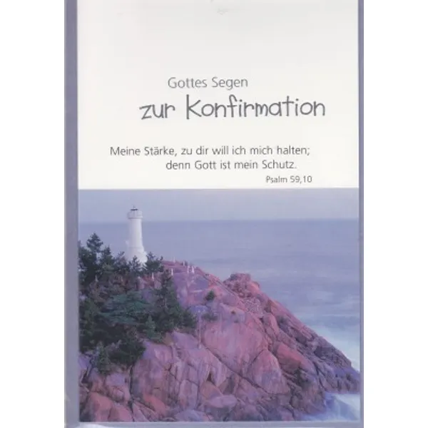 Produktbild des Artikels Faltkartenserie Konfirmation - 5 Stück (Schreibwaren)