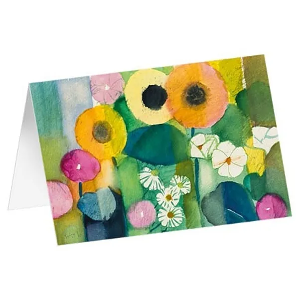 Produktbild des Artikels Kunstkarten "Blumen auf dem Feld" 5 Stk. (Schreibwaren)