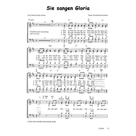 Produktbild des Artikels Sie sangen Gloria (Noten - Download)