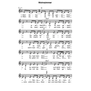 Produktbild des Artikels Wohnzimmer (Noten - Download)