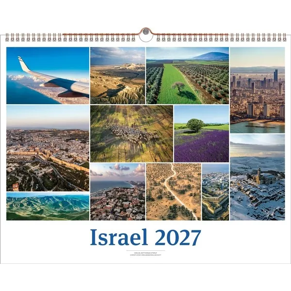 Produktbild des Artikels Israel 2027 White Version (Kalender - Spiralbindung)