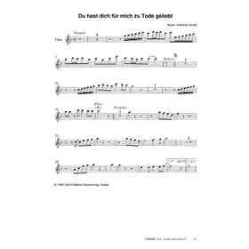 Produktbild des Artikels Du hast dich für mich zu Tode geliebt (Flöte) (Noten - Download)