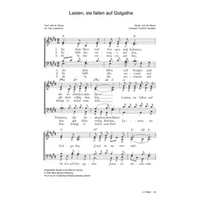 Produktbild des Artikels Lasten, sie fallen auf Golgatha (Noten - Download)