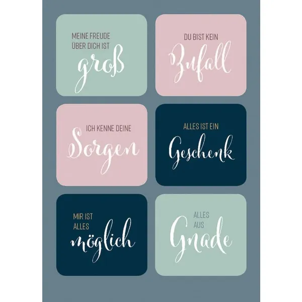 Produktbild des Artikels Postkarte - Zusprüche Gottes (Sticker) (Schreibwaren)