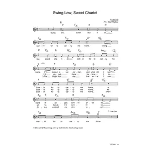 Produktbild des Artikels Swing Low, Sweet Chariot (Noten - Download)