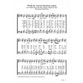 Produktbild des Artikels Weißt du, wieviel Sternlein stehen (Noten - Download)