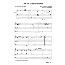 Produktbild des Artikels Zieh ein zu deinen Toren (Noten - Download)
