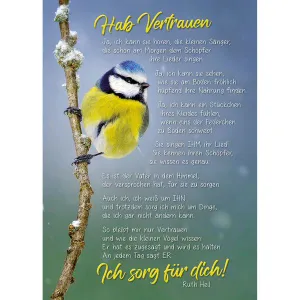 Produktbild des Artikels Postkarten: Hab Vertrauen, 4 Stück (Schreibwaren)