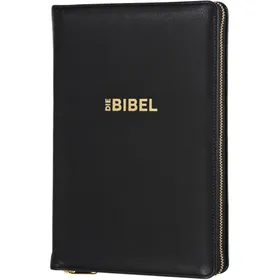 Produktbild des Artikels Schlachter 2000 - Taschenausgabe,Kalbsleder,flex.Einband,Reißverschluss,Goldschn (Bibel - Leder)