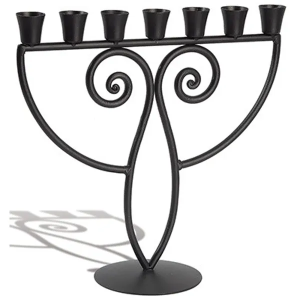 Produktbild des Artikels Menora Schmiedeeiserne Leuchter ()