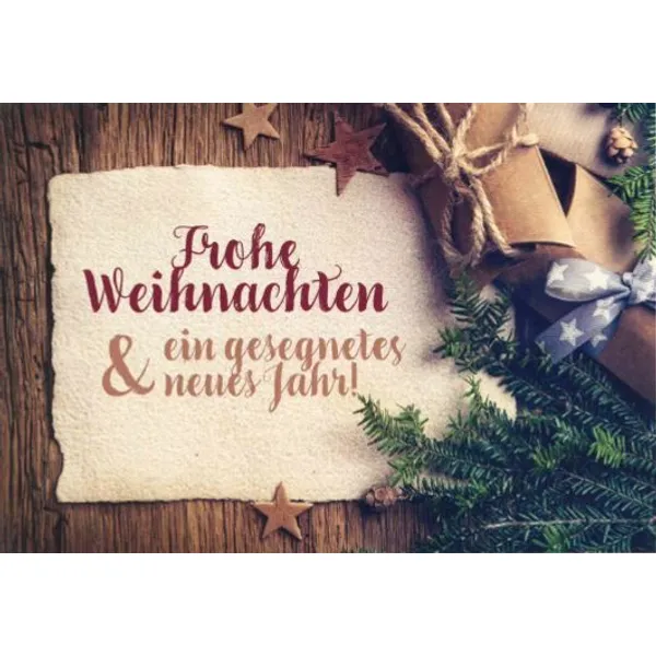 Produktbild des Artikels Faltkarte - Frohe Weihnachten (Schreibwaren)