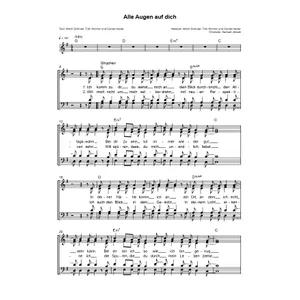 Produktbild des Artikels Alle Augen auf dich (Noten - Download)