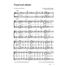 Produktbild des Artikels Freuet euch allezeit (Noten - Download)