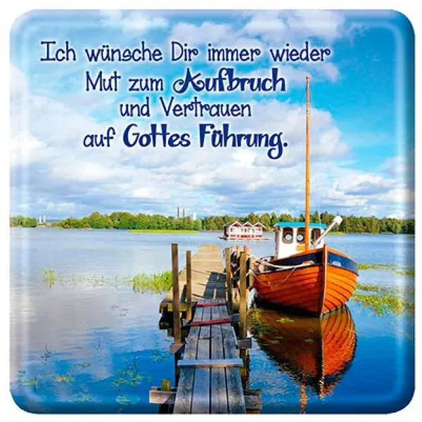 Produktbild des Artikels Magnet "Ich wünsche dir immer wieder Mut" ()