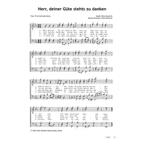 Produktbild des Artikels Herr, deiner Güte stets zu danken (Noten - Download)
