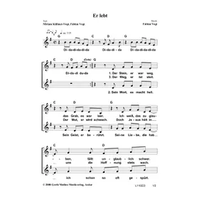 Produktbild des Artikels Er lebt (Noten - Download)