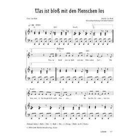 Produktbild des Artikels Was ist bloß mit den Menschen los (Noten - Download)